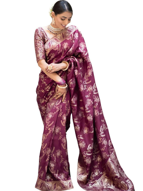 Vasthrlay Banarasi Decorative Traditional Az Ys Nazli Ethnic Wear
