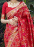 Vasthrlay Kanjivaram Traditional Bandhani Unstiched
