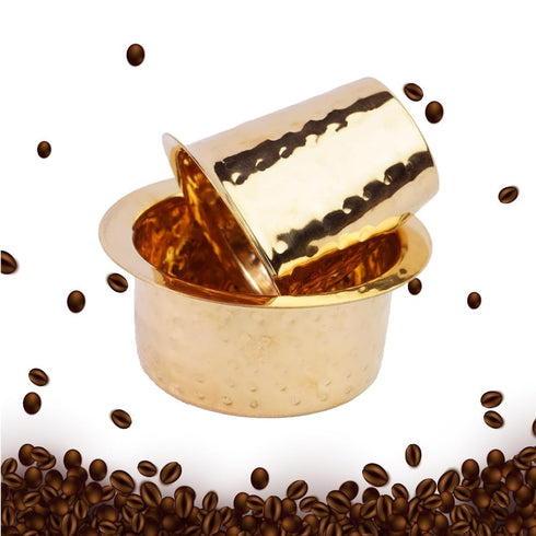 Brass Dabara Tumbler Coffee Cups 150ml