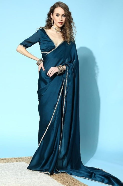 Vasthrlay Minute Pleated Unstiched Ethnic Wear