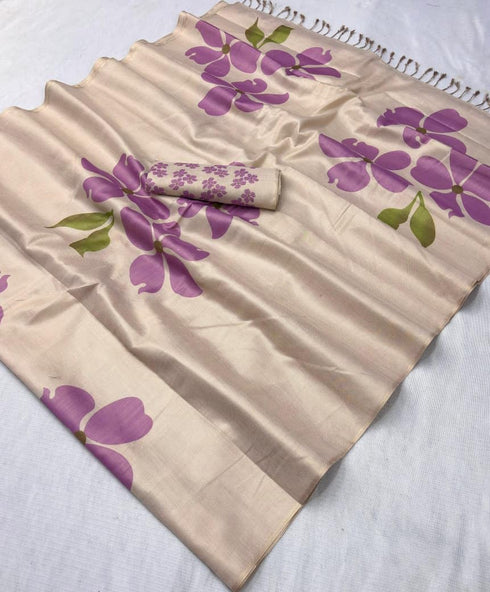Vasthrlay Tussar Silk Saree