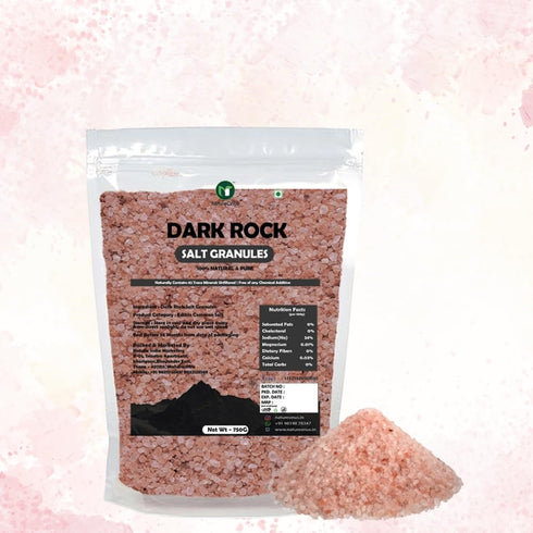 NatureOnus Pink Himalayan Dark Rock Salt Granules