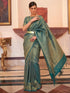 Vasthrlay Women's Kanjivaram Silk Unstitched Saree