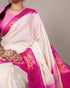 Vasthrlay Kanjivaram Saree Blouse Off White