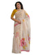 Vasthrlay Printed Off White Off White Saree