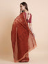Vasthrlay Cotton Printed Mulmul Blue Saree