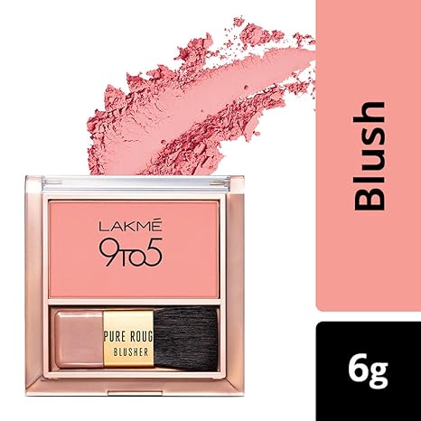 Lakme 9To5 Pure Rouge Blusher | Nude Flush