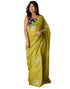 Vasthrlay Womens Cotton Printed Green Saree