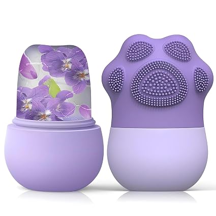 SkinSide Ice Roller for Face with Scrubber | Ice Roller for Face