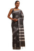 Vasthrlay Charcoal Chanderi Thread