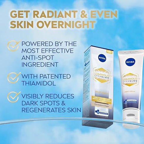Nivea Luminous Even Glow Night Cream