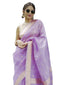 Vasthrlay Peach Banarasi Kanchipuram Ethnic Wear