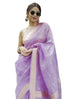 Vasthrlay Peach Banarasi Kanchipuram Ethnic Wear