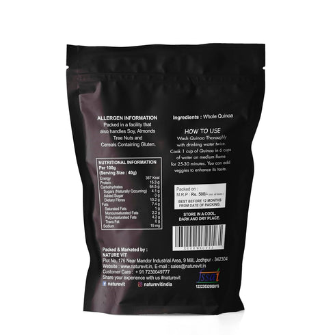 NatureVit Quinoa Seeds Gluten-Free Superfood for Healthy Living