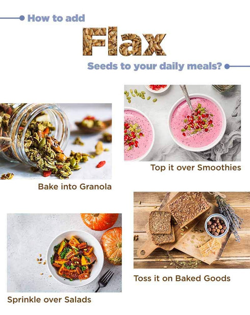 NatureVit Roasted Flax Seeds | Heart-Healthy| High-Fiber Superfood