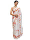 Vasthrlay Weaving White Saree