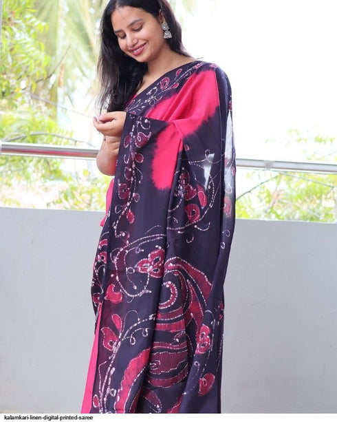 Vasthrlay Digital Printed Kalamkari Inspired
