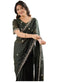 Vasthrlay Wine Georgette Saree