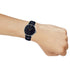 Casio MTP-VT01L-1B Mens Minimalistic Black Dial Black Leather Band Analog Watch