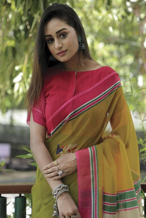Vasthrlay Multicoloure Artistic Unstitched Lightweight Traditional
