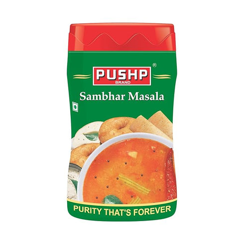 Pushp Brand Sambhar Masala 500g Jar