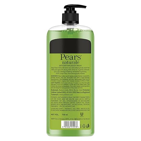Pears Naturale Detoxifying Aloevera Bodywash