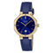 Casio Women Leather Analog Blue Dial Watch-She-4543Gl-2Audf Band Color-Blue