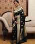 Vasthrlay Kanjivaram Banarasi Wedding Orange Saree