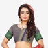 Vasthrlay Kanjeevaram Green Blue Ethnic Wear