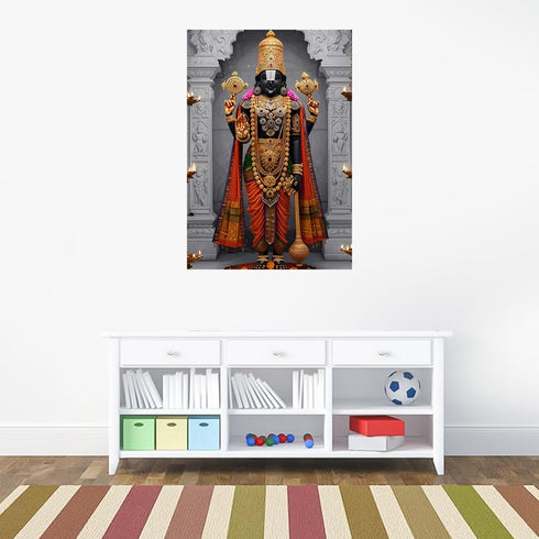 Balaji Wall Sticker | Lord Tirupati Balaji Wall Sticker