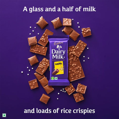 Cadbury Dairy Milk Crackle Chocolate Bar