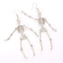 Halloween Skeleton Earrings Spooky Skull Skeleton Dangle Earrings