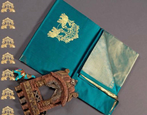 Vasthrlay Banarasi Unstitched Saree