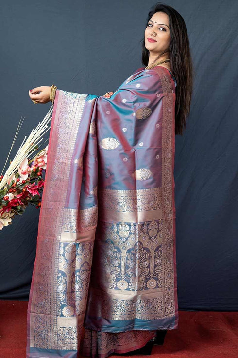 Vasthrlay Organza Designer Unstitched Saree