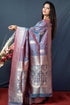 Vasthrlay Organza Designer Unstitched Saree