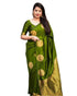 Vasthrlay Banarasi Unstitched Saree
