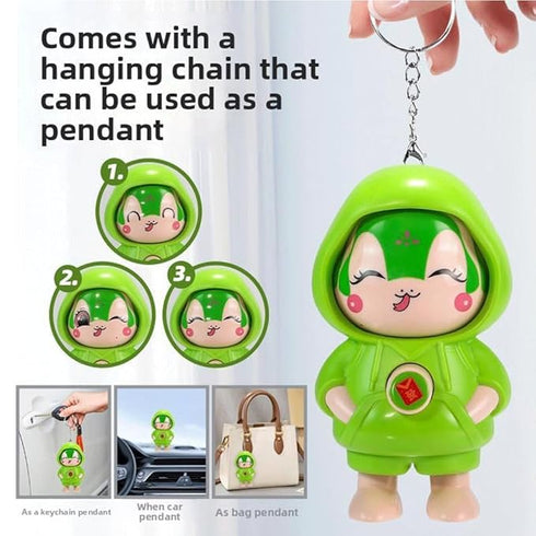 Zinnia ShinChan Face Changing Keychain