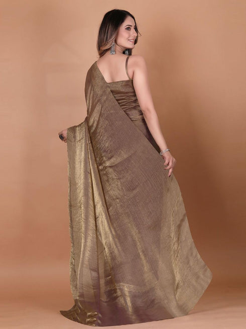 Vasthrlay Lavender Unstitched Saree