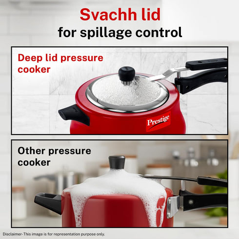 Prestige Svachh 5L Nakshatra Duo Red Handi