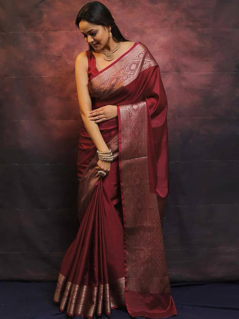 Vasthrlay Banarasi Kanjivaram Unstitched 3730s388n Rani