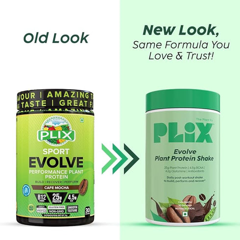 Plix Evolve Performance Plant Protein PowderCafe Mocha