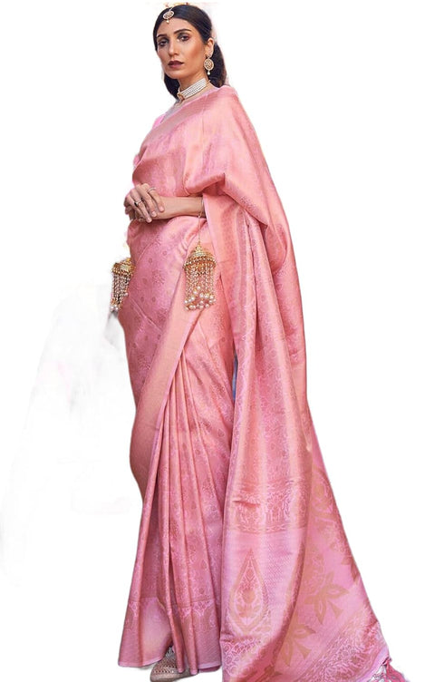 Vasthrlay Kanjivaram Designer Unstitched Occasions Saree