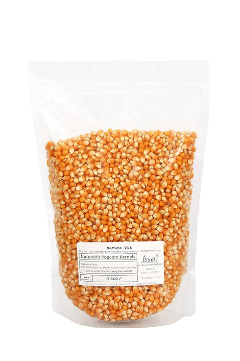 NatureVit Mushroom Popcorn Kernels Premium Makka Seeds for Gourmet Popcorn