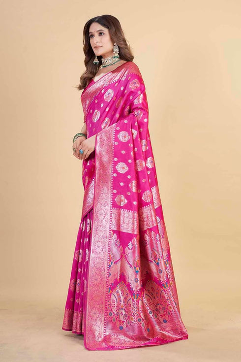 Vsathrlay Kanjivaram Banarasi Festival Wedding Ethnic Wear