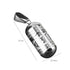 Engraved Openable Creative Perfume Bottle Memorial Urn Pendant Necklace