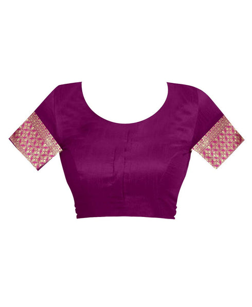 Vsathrlay Purple Kanchipuram Ethnic Wear