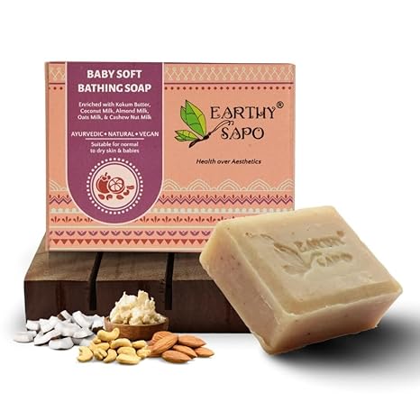 Earthy Sapo Handmade Baby Soft Bathing Soap