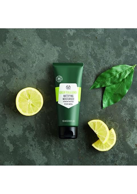 The Body Shop Green Tea And Lemon Mattifying Moisturiser For Men