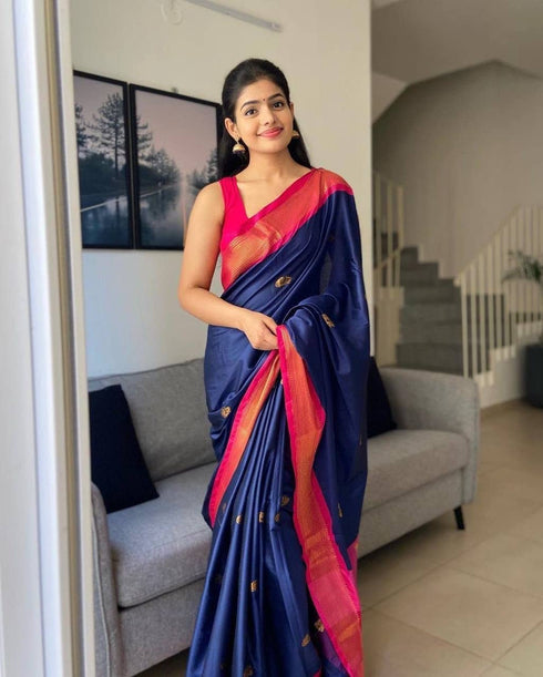 Vasthrlay Kanjivaram Lichi Blouse Ethnic Wear