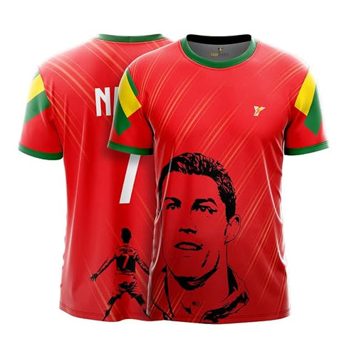 Yourjersey Ronaldofan Club Football Jersey | Custom Jersey With Name & Number | Personalized Football Jersey For Men| Women & Kids